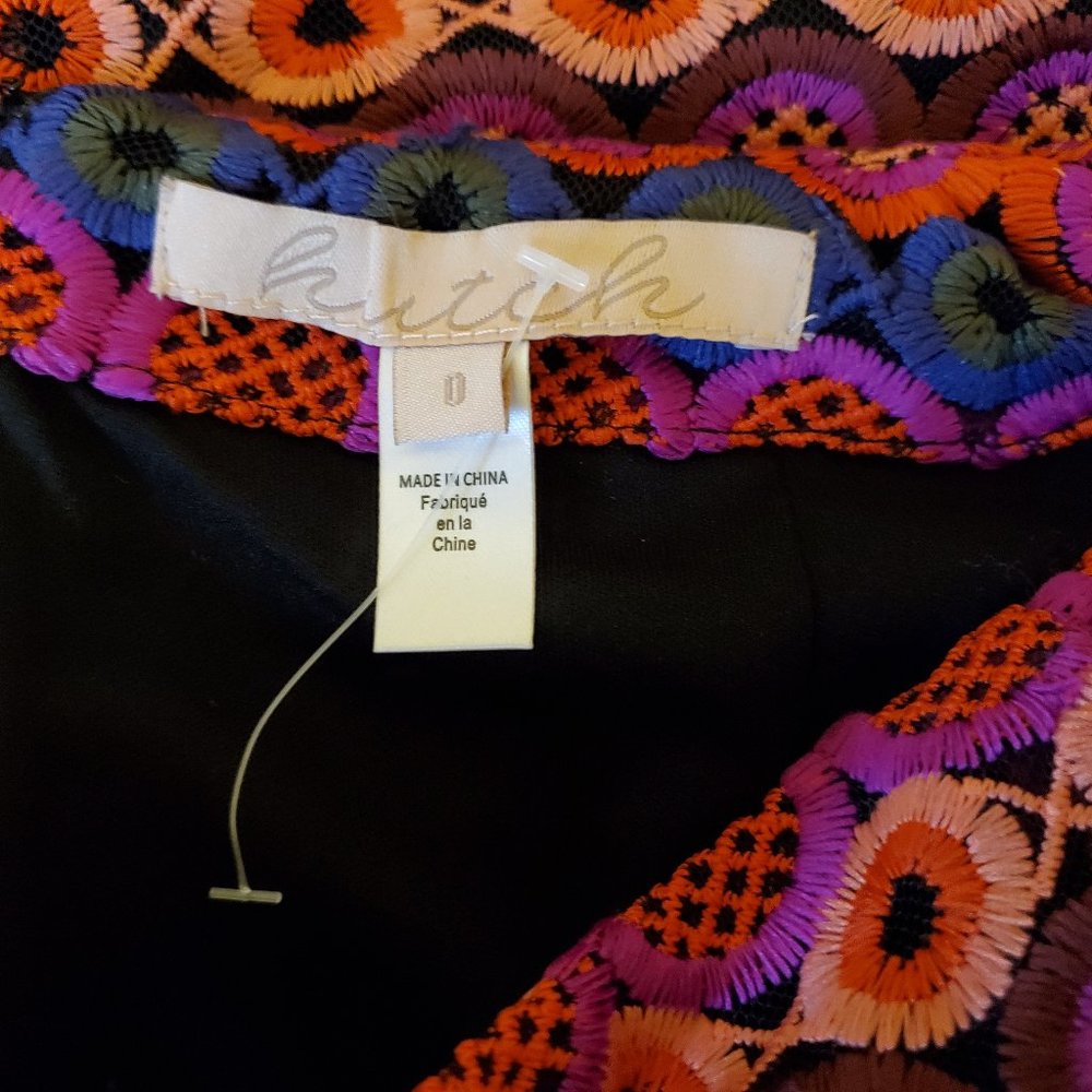 NEW Anthropologie Ellen Embroidered Mini Skirt - Picture 11 of 12